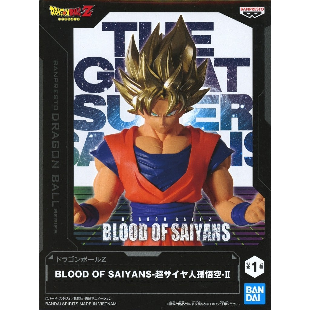 【中古即納】[FIG] 超サイヤ人孫悟空 ドラゴンボールZ BLOOD OF SAIYANS-超サイヤ人孫悟空-II フィギュア プライズ(2794208) バンプレスト(20260804)