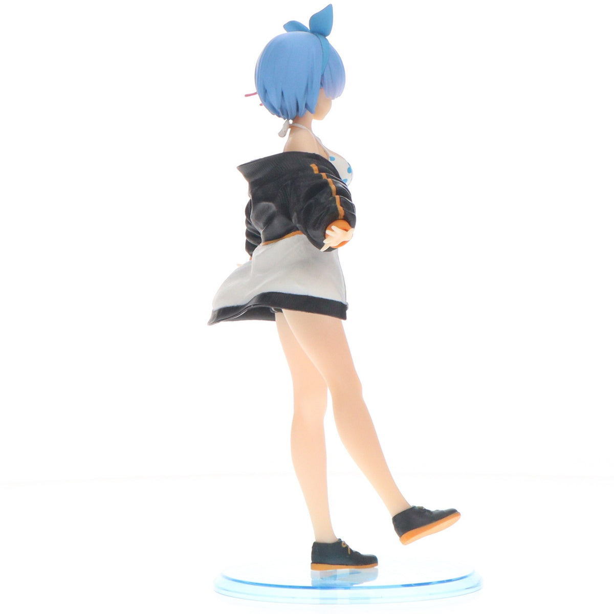 【中古即納】[FIG] タイトーオンラインクレーン限定 レム(笑顔ver) Re:ゼロから始める異世界生活 プレシャスフィギュア レム～ジャンパー水着 Ver.～ プライズ タイトー(20200610)