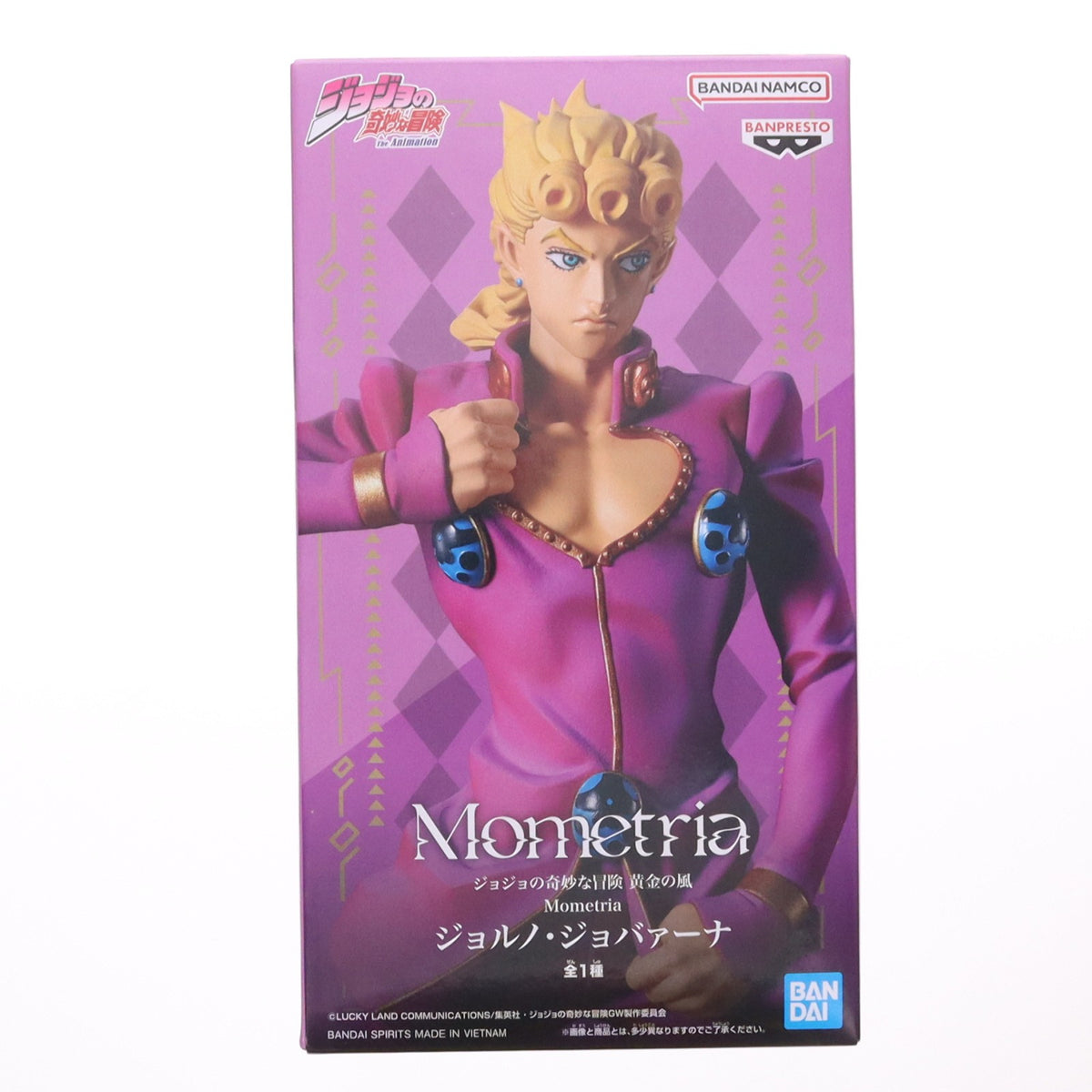 【中古即納】[FIG] ジョルノ・ジョバァーナ ジョジョの奇妙な冒険 第五部 黄金の風 Mometria ジョルノ・ジョバァーナ フィギュア プライズ(2778343) バンプレスト(20260929)