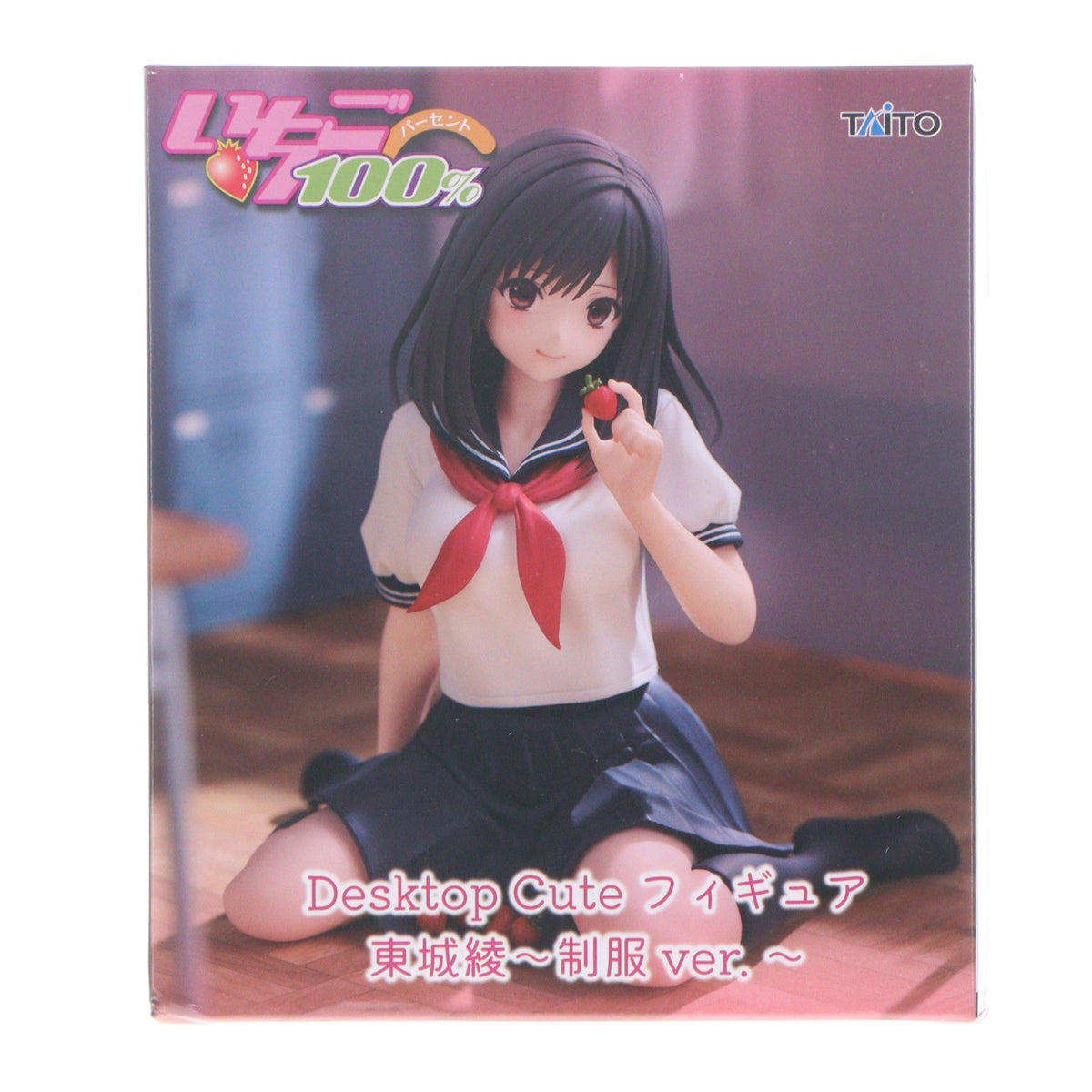 【中古即納】[FIG] 東城綾(とうじょうあや) いちご100% Desktop Cute フィギュア 東城綾～制服ver.～ プライズ(452071800) タイトー(20260731)