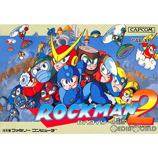 【中古即納】[お得品][表紙説明書なし][FC]ロックマン2(ROCKMAN 2) Dr.ワイリーの謎 カプコン (19881220)