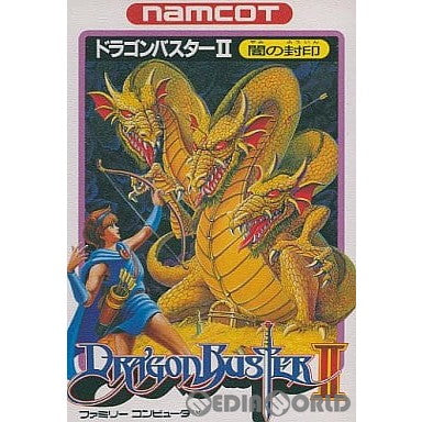 【中古即納】[お得品][表紙説明書なし][FC]DRAGON BUSTER II(ドラゴンバスター2) 闇の封印 ナムコ (19890427)