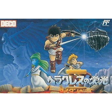 【中古即納】[お得品][表紙説明書なし][FC] ヘラクレスの栄光II タイタンの滅亡 データイースト(19891223)