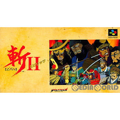 【中古即納】[SFC]斬II スピリッツ(ZAN 2 Spirits) WOLF TEAM(ウルフチーム) (19920529)