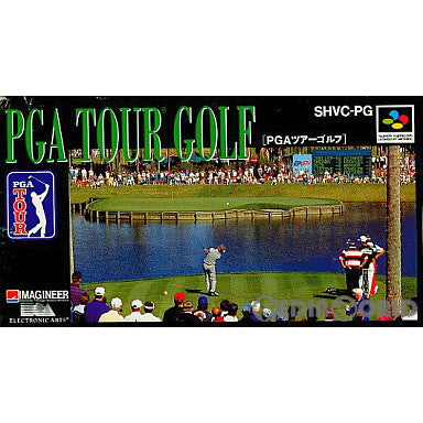 【中古即納】[箱説明書なし][SFC]PGAツアーゴルフ(PGA TOUR GOLF)(19920703)