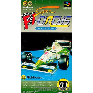 【中古即納】[お得品][箱説明書なし][SFC]スーパーF1サーカス 日本物産 (19920724)