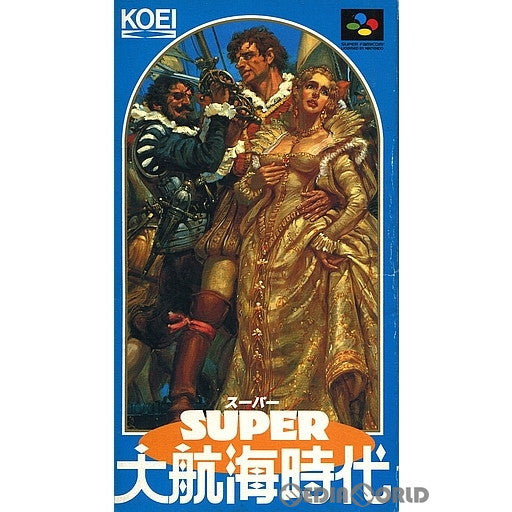【中古即納】[お得品][箱説明書なし][SFC]スーパー大航海時代 コーエー (19920805)
