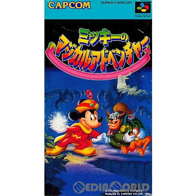 【中古即納】[SFC]ミッキーのマジカルアドベンチャー カプコン (19921120)