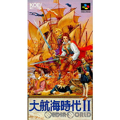 【中古即納】[SFC]大航海時代II(Uncharted Waters: New Horizons/Daikoukai Jidai 2) 光栄 (19940225)
