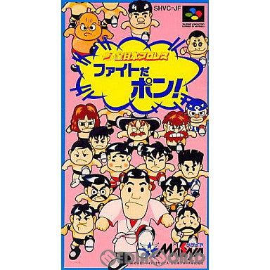 【中古即納】[お得品][箱説明書なし][SFC]全日本プロレス ファイトだポン! メサイヤ (19940624)