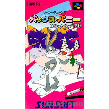 【中古即納】[SFC]バックスバニー はちゃめちゃ大冒険(Bugs Bunny in Rabbit Rampage) サンソフト (19940624)