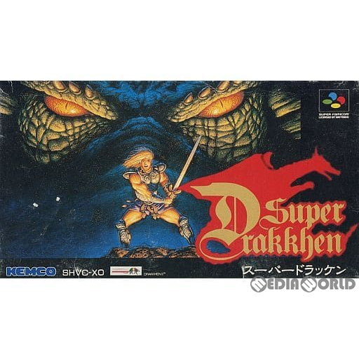 【中古即納】[SFC]スーパードラッケン(Super Drakkhen) ケムコ (19940826)