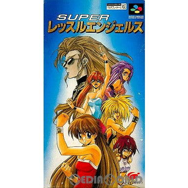 【中古即納】[お得品][箱説明書なし][SFC]スーパーレッスルエンジェルス(Super Wrestle Angels) イマジニア (19941216)