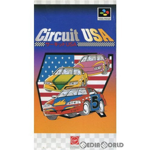 【中古即納】[お得品][箱説明書なし][SFC]Circuit USA(サーキット USA) ヴァージンインタラクティブエンターテインメント (19950630)