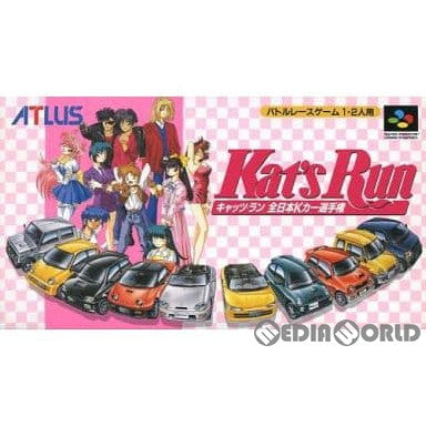 【中古即納】[SFC]Kat's Run(キャッツラン) 全日本Kカー選手権 アトラス (19950714)