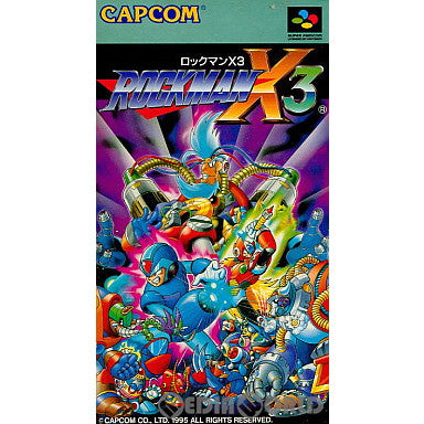 【中古即納】[SFC]ロックマンX3 カプコン (19951201)