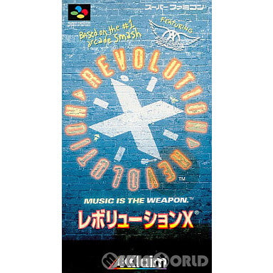 【中古即納】[SFC]レボリューションX(Revolution X) アクレイムジャパン (19960301)