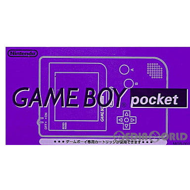【中古即納】[本体][GB]ゲームボーイポケット GAMEBOY pocket クリアパープル(MGB-001)(19971121)