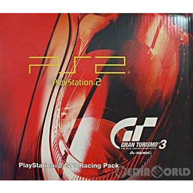 【中古即納】[PS2](本体)プレイステーション2 GT3 レーシングパック(PlayStation2 GT3 Racing Pack)(SCPH-35000GT) ソニー・コンピュータエンタテインメント (20010608)