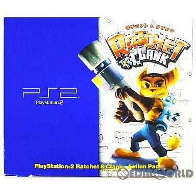 【中古即納】[PS2](本体)プレイステーション2 PlayStation2 ラチェット&クランク アクションパック(SCPH-39000RC) ソニー・コンピュータエンタテインメント (20021203)