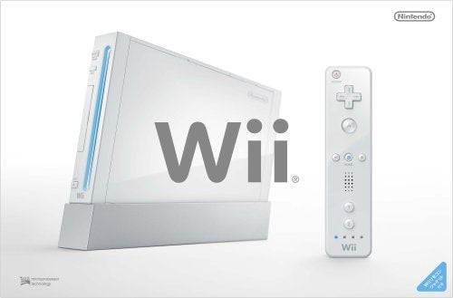 【中古即納】[Wii](本体)Wii(シロ)(Wiiリモコンジャケット同梱)(RVL-S-WD) 任天堂 (20071009)