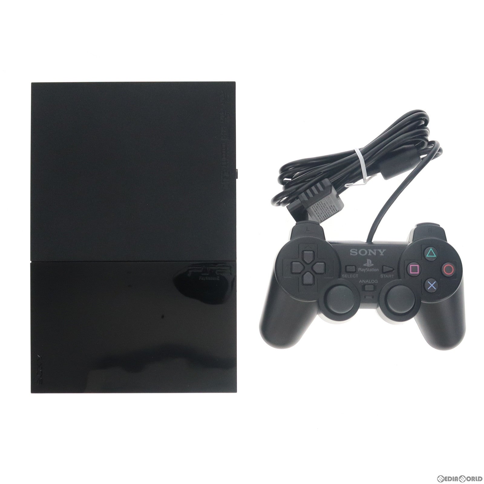 【中古即納】[本体][PS2]プレイステーション2 PlayStation2 チャコール・ブラック(SCPH-90000CB)(20071122)