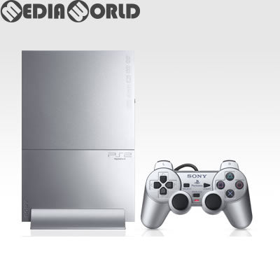 【中古即納】[PS2](本体)プレイステーション2 PlayStation2 サテン・シルバー(SCPH-90000SS) ソニー・コンピュータエンタテインメント (20071122)