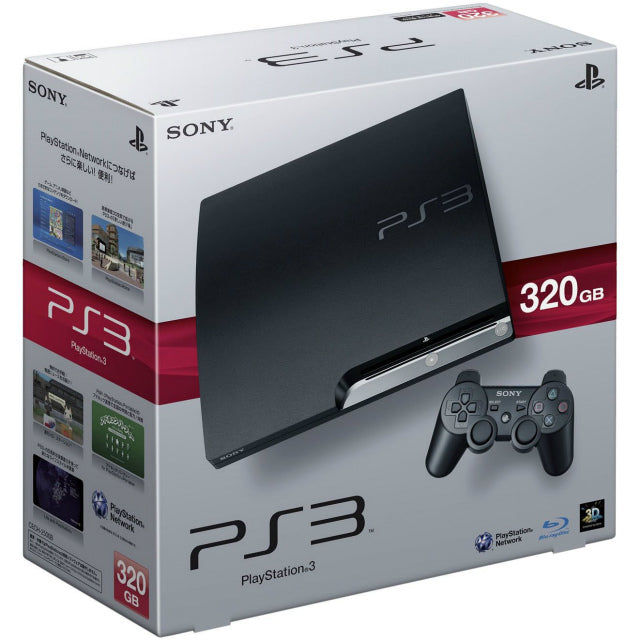 【中古即納】[PS3](本体)プレイステーション3 PlayStation3 チャコール・ブラック HDD320GB(CECH-2500B) ソニー・コンピュータエンタテインメント (20100729)