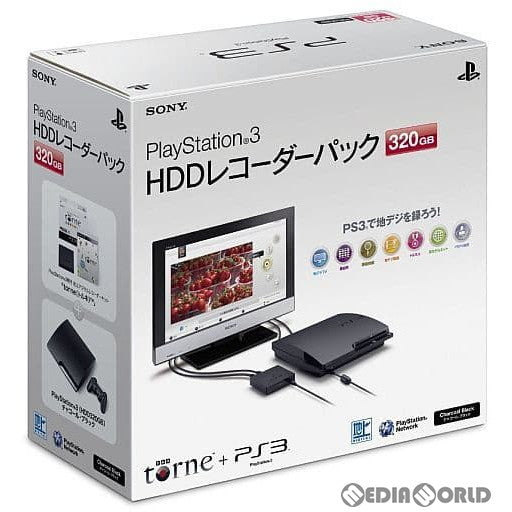 【中古即納】[PS3](本体)プレイステーション3 PlayStation3 HDD320GB チャコール・ブラック 地デジレコーダーパック(CEJH-10013) ソニー・コンピュータエンタテインメント (20101118)