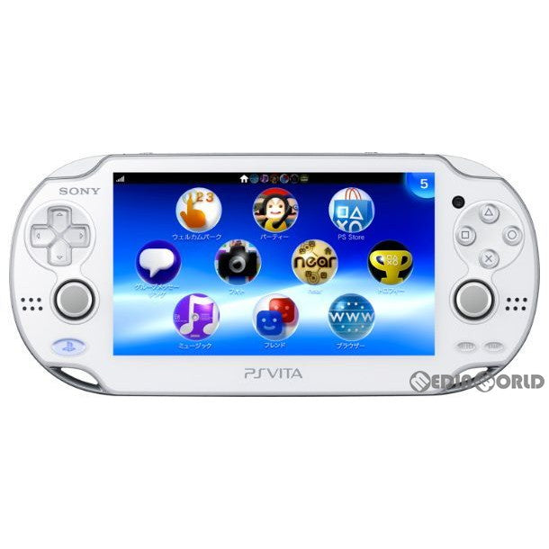 【中古即納】[PSVita](本体)PlayStationVita Wi-Fiモデル クリスタル・ホワイト(PCH-1000ZA02) ソニー・コンピュータエンタテインメント (20120628)