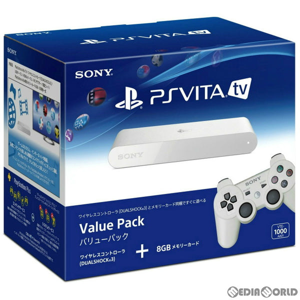 【中古即納】[PSVita](本体)PlayStationVita TV Value Pack(バリューパック)(VTE-1000AA01)(20131114)