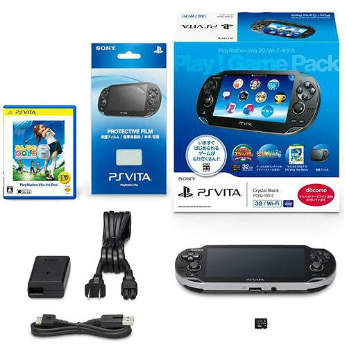 【新品即納】[本体][PSVita]PlayStation Vita 3G/Wi-Fiモデル Play!Game Pack(プレイゲームパック)(PCHJ-10012)(20131031)