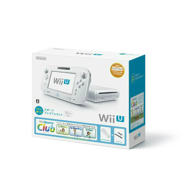 【新品即納】[本体][WiiU]Wii U すぐに遊べるスポーツプレミアムセット(shiro/シロ/白)(WUP-S-WAFU)(20140327)
