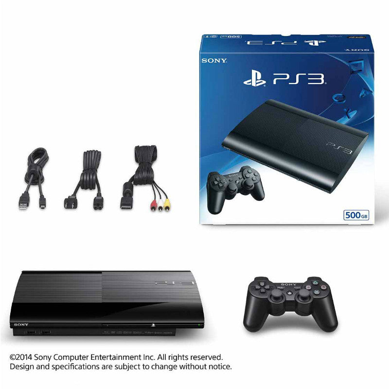 【新品即納】[PS3](本体)プレイステーション3 PlayStation3 チャコール・ブラック HDD500GB(CECH-4300C) ソニー・コンピュータエンタテインメント (20140828)