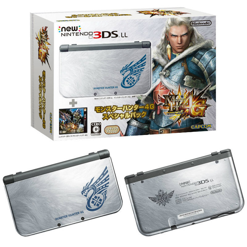 【中古即納】[お得品][B品][3DS](本体)Newニンテンドー3DS LL モンスターハンター4G スペシャルパック(RED-S-VBCA) カプコン (20141011)