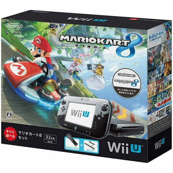 【新品即納】[WiiU](本体)Wii U すぐに遊べる マリオカート8 セット クロ/kuro/黒(WUP-S-KAGH)(20141113)