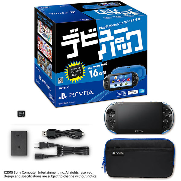[PSVita](本体)PlayStation Vita デビューパック Wi-Fiモデル ブルー