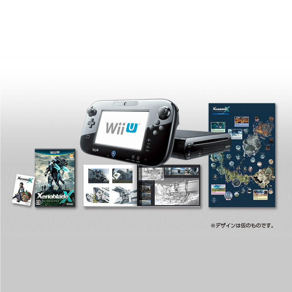 【中古即納】[B品][本体][WiiU]Wii U ゼノブレイドクロス セット(XenobladeX Set 32GB クロ/黒/kuro)(WUP-S-KAGL)(20150429)