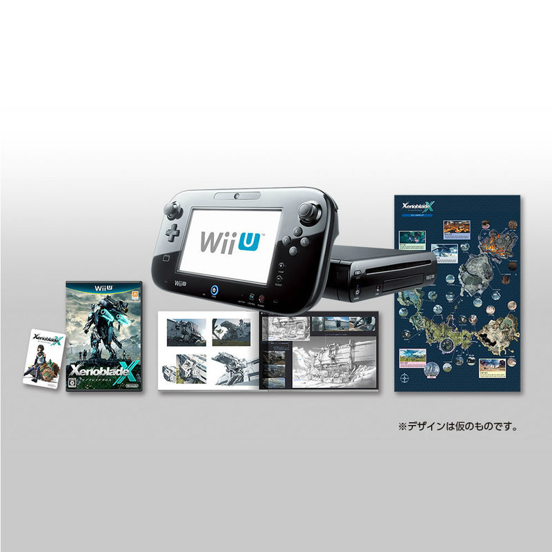 Wii U ゼノブレイドクロス セット クロ 32GB 黒(本体・ソフト・特典完備)