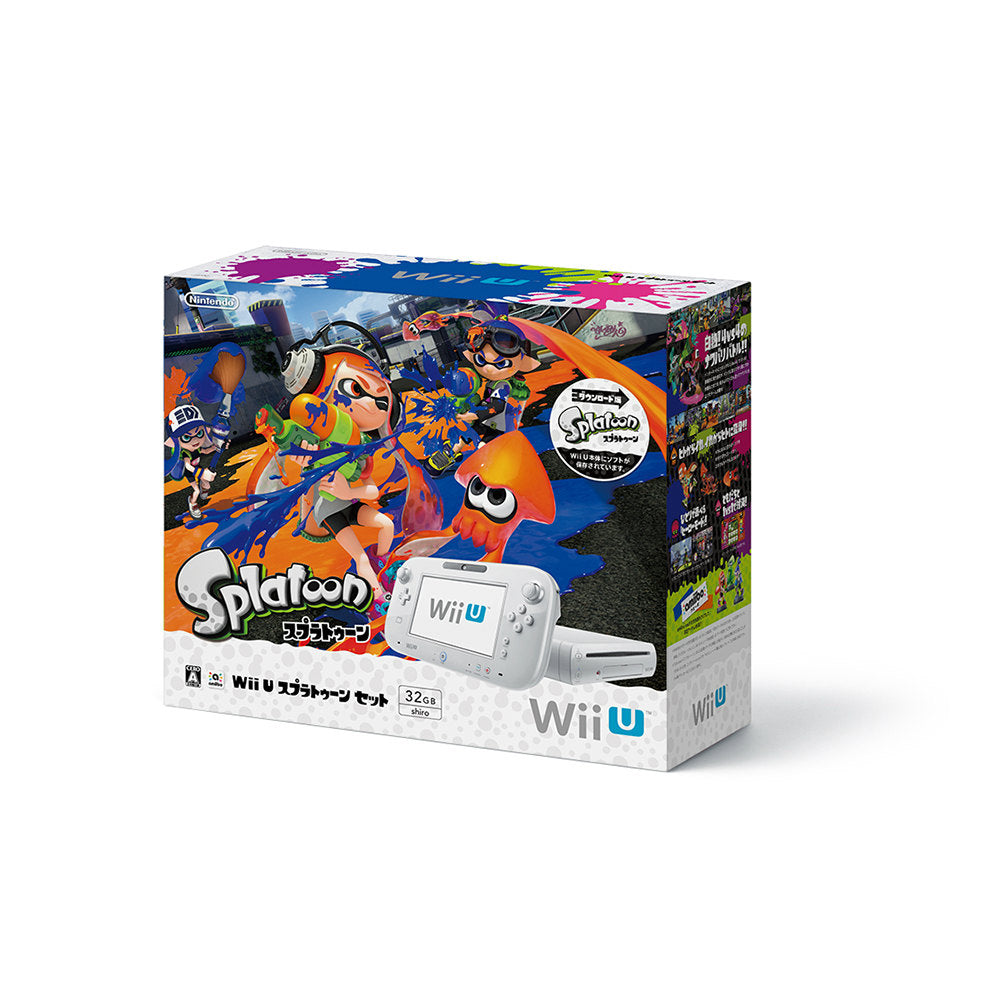 【中古即納】[B品][WiiU](本体)Wii U スプラトゥーン セット(WUP-S-WAGY) 任天堂 (20151112)