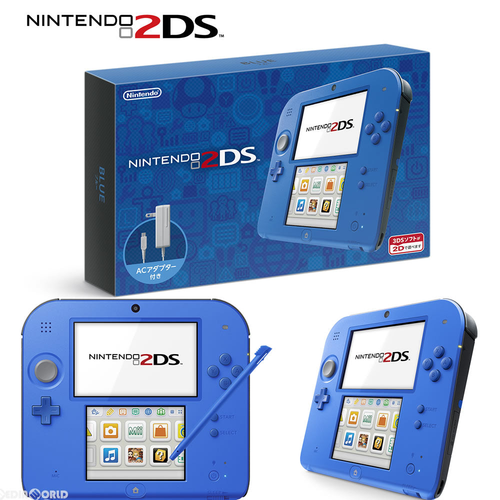 【新品即納】[3DS](本体)ニンテンドー2DS ブルー(FTR-S-BCAA) 任天堂 (20160915)