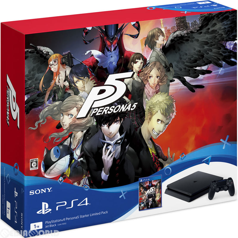PS4](本体)プレイステーション4 1TB PlayStation4 Persona5 Starter Limited Pack(ペルソナ5  スターターリミテッドパック)(CUHJ-10012)