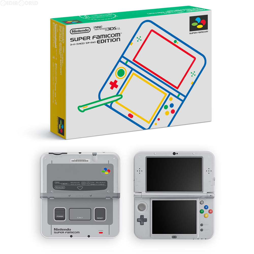 【中古即納】[3DS](本体)Newニンテンドー3DS LL スーパーファミコン エディション(RED-S-GBAA) 任天堂 (20160731)