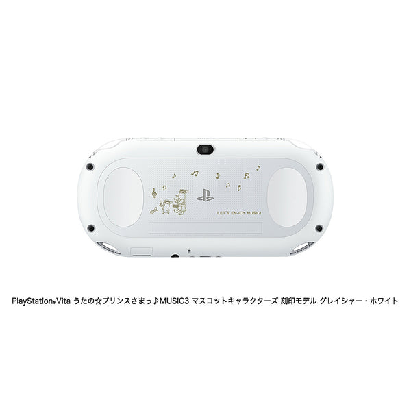 【中古即納】[PSVita](本体)ソニーストア限定 PlayStation Vita うたの☆プリンスさまっ♪MUSIC3 マスコットキャラクターズ 刻印モデル グレイシャー・ホワイト(PCH-2000ZA22/U1)(20160128)