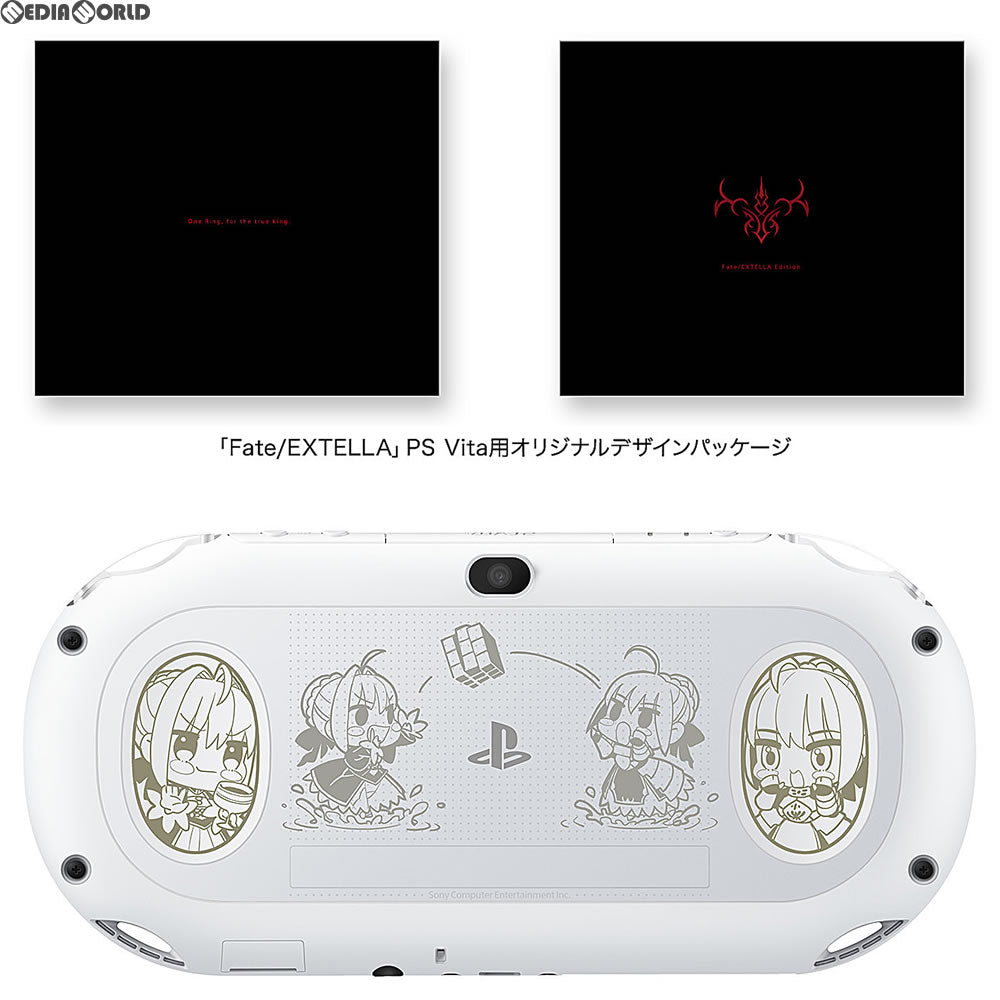 【中古即納】[PSVita](本体)ソニーストア限定 PlayStationVita Fate/EXTELLA Edition(フェイト/エクステラ エディション)(PCH-2000ZA22/FT) ソニー・インタラクティブエンタテインメント (20161110)