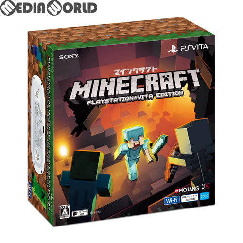 【中古即納】[PSVita](本体)PlayStation Vita Minecraft(マインクラフト) Special Edition Bundle パッケージ版(PCH-2000ZA22/MC1) ソニー・インタラクティブエンタテインメント (20161206)