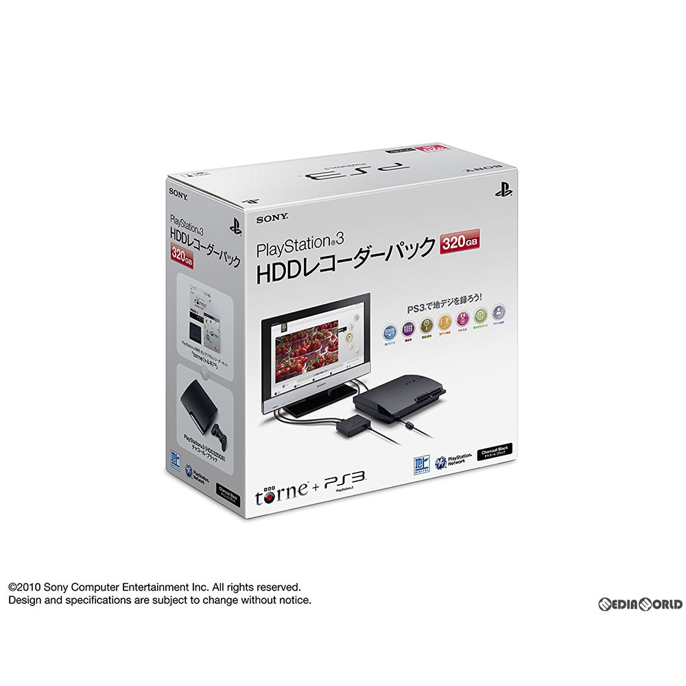 【中古即納】[本体][PS3]PlayStation3 HDDレコーダーパック 320GB  チャコール・ブラック(CEJH-10013)(20101118)