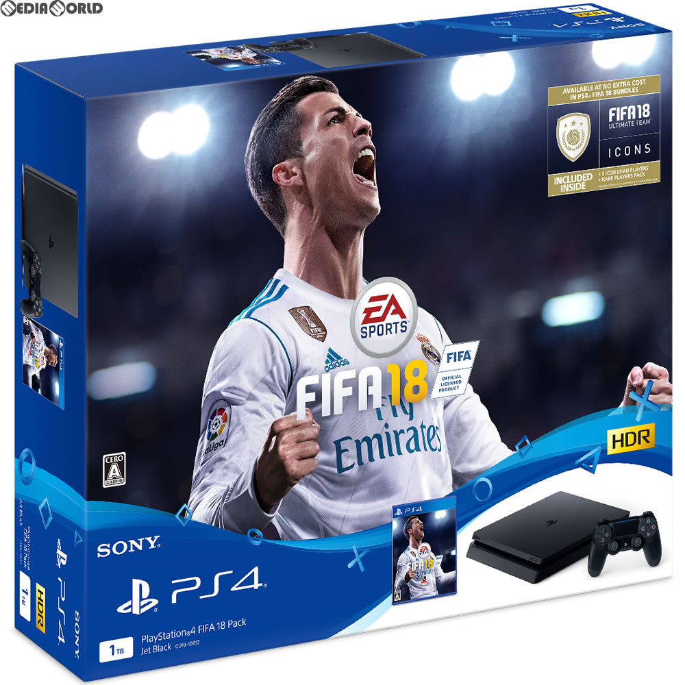 【新品即納】[PS4](本体)プレイステーション4 PlayStation4 FIFA 18 Pack(CUHJ-10017) ソニー・インタラクティブエンタテインメント (20170929)