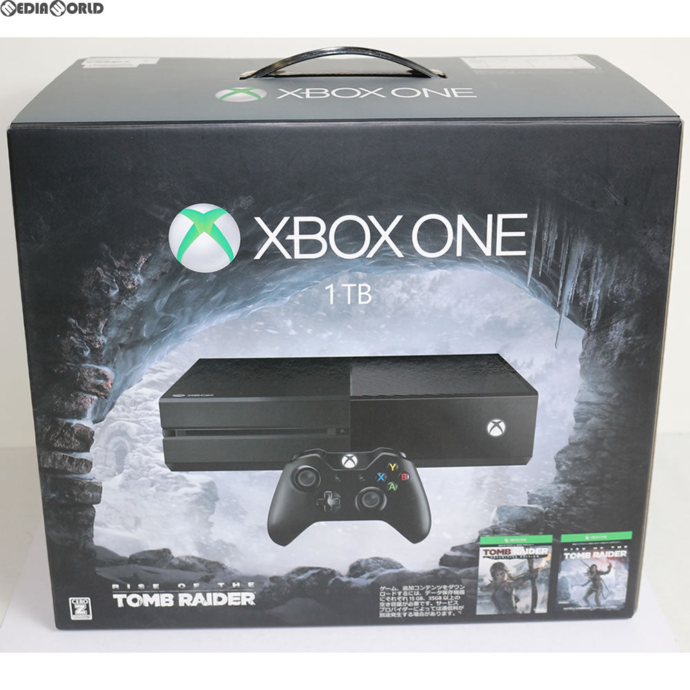 【中古即納】[XboxOne](本体)(ソフト無し)Xbox One 1TB(Rise of the Tomb Raider(ライズ オブ ザ トゥームレイダー) 同梱版)(KF7-00036) 日本マイクロソフト (20151105)