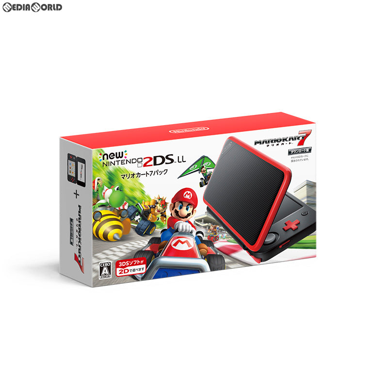 【新品即納】[3DS](本体)Newニンテンドー2DS LL マリオカート7パック(JAN-S-RADH) 任天堂 (20180719)